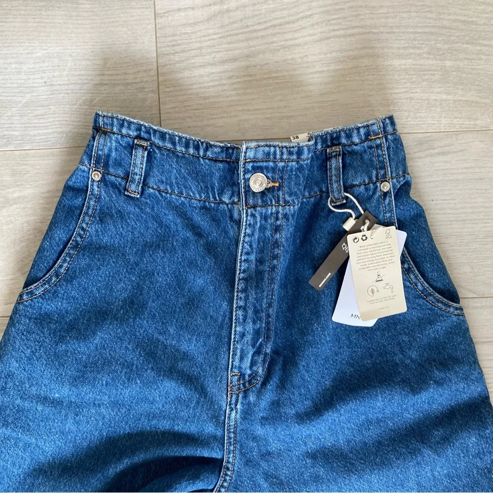 Mango High-Waist Straight Leg Slouchy Jeans - Picture 5 of 12
